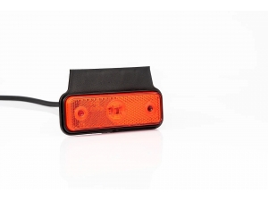 Helyzetjelző LED-es tartóval piros
