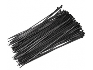 Kábelkötegelő fekete 300x4,5