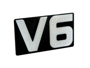 Ledes embléma (V6) 24V 17,5x10 cm