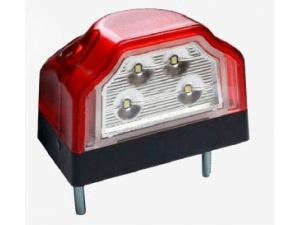 Rendszámtábla megvilágítás LED-es piros