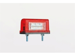 Rendszámtábla megvilágító piros LED