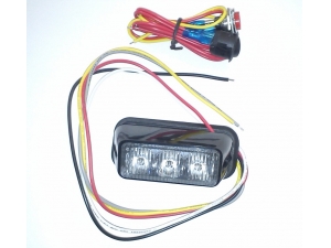 Villogó LED-es modul 12/24V (kék)